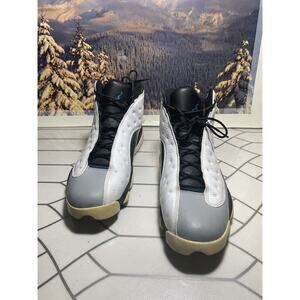 Size 9 Nike Air Jordan 15 Retro Barons Hologram OG XIII 414571–115 White Black78